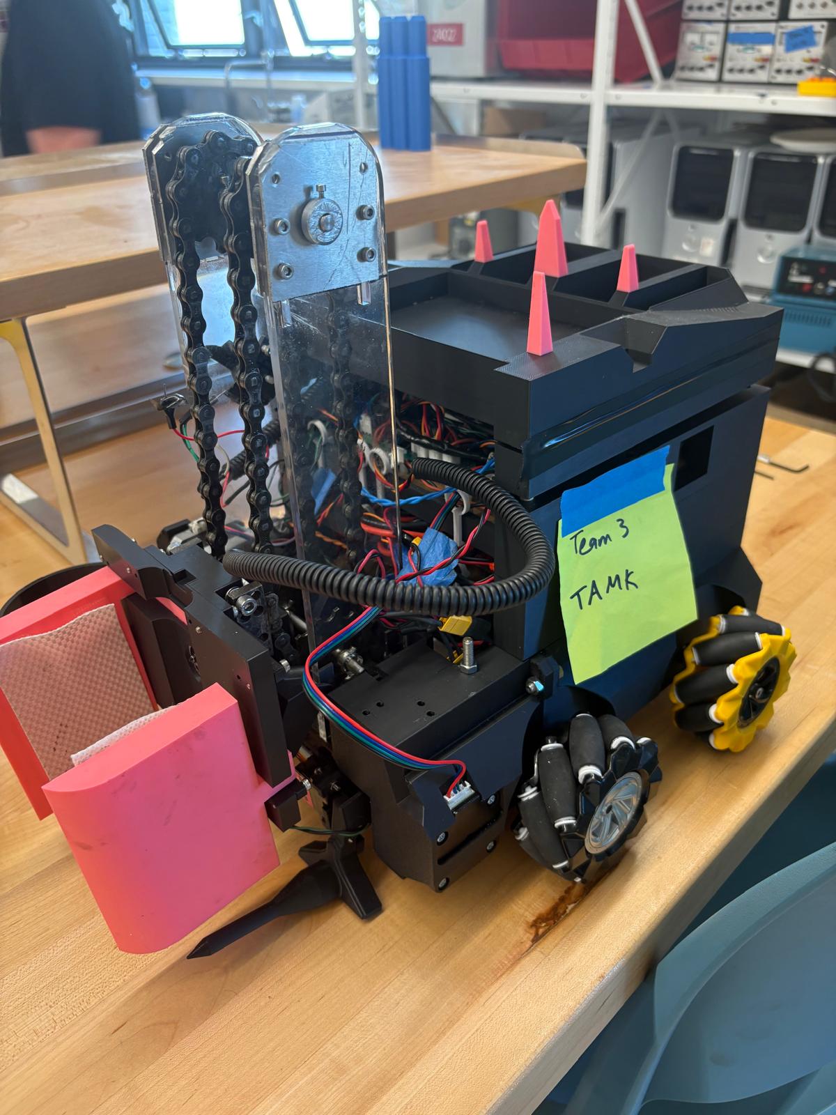 Autonomous Mars rover built for the competition